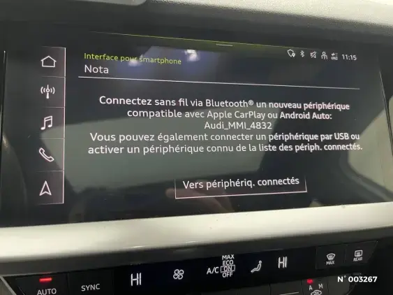 AUDI A3 SPORTBACK IV - voiture d'occasion - Photo 14