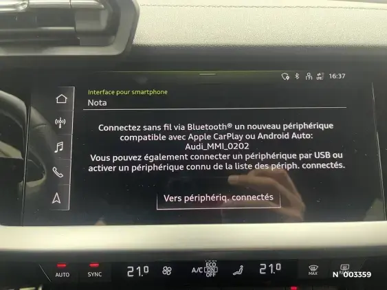 AUDI A3 SPORTBACK IV - voiture d'occasion - Photo 19