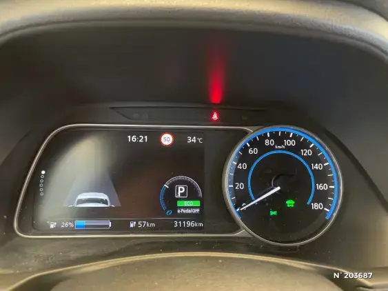 NISSAN LEAF II - voiture d'occasion - Photo 12