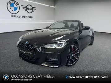 Acheter BMW SERIE 4 CABRIOLET Cab 420i 184 ch BVA8 M Sport occasion en vente à BMW SAINT-MERRI BEAUVAIS GUEUDET 1880