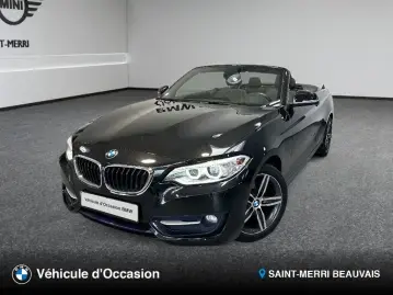 Acheter BMW SERIE 2 CABRIOLET Cabriolet 218d 150 ch Sport A occasion en vente à BMW SAINT-MERRI BEAUVAIS GUEUDET 1880