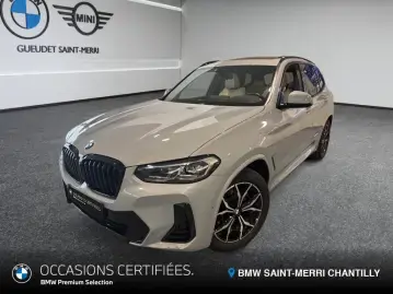 Acheter BMW X3 X3 xDrive 30d 286ch BVA8 M Sport occasion en vente à BMW SAINT-MERRI CHANTILLY GUEUDET 1880