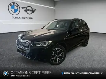 Acheter BMW X3 BMW  (G01) X3 XDRIVE 30E 292 M SPORT BVA8 occasion en vente à BMW SAINT-MERRI CHANTILLY GUEUDET 1880