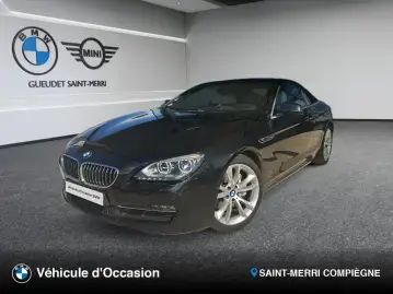 Acheter BMW SERIE 6 CABRIOLET (F12) CABRIOLET 640D XDRIVE 313CH EXCLUSIVE BVA8 occasion en vente à BMW SAINT-MERRI COMPIEGNE GUEUDET 1880
