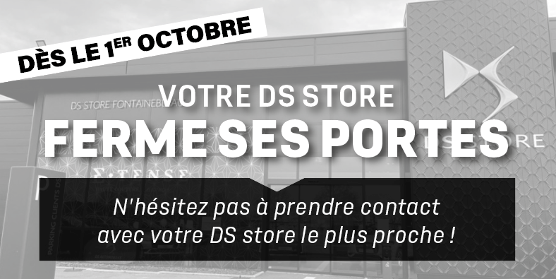 Vente et entretien voiture neuve et occasion chez DS STORE FONTAINEBLEAU GUEUDET 1880