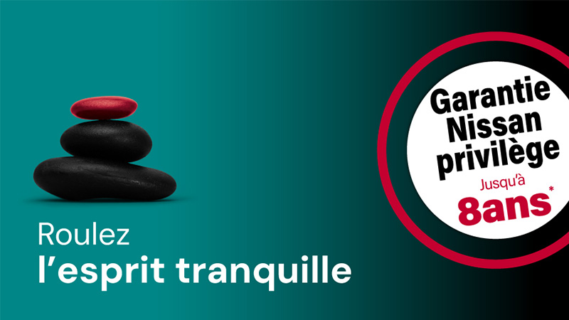Garantie Nissan Privilège, roulez l’esprit tranquille, jusqu’à 8 ans*