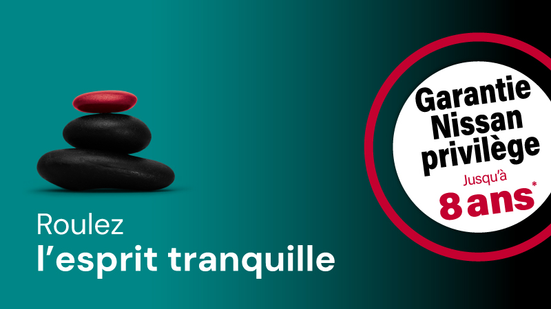 Garantie Nissan Privilège, roulez l’esprit tranquille, jusqu’à 8 ans*