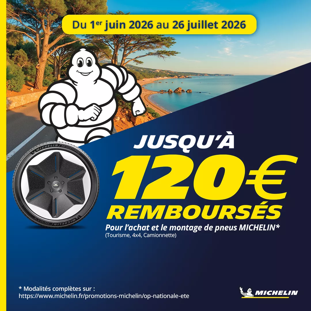 Pneus Michelin promo été
