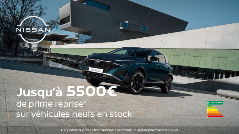 Cap sur l’été avec Nissan : jusqu’à 5 500 € de prime reprise*