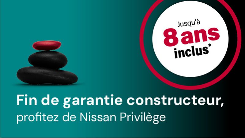Garantie Nissan Privilège, roulez l’esprit tranquille, jusqu’à 8 ans*