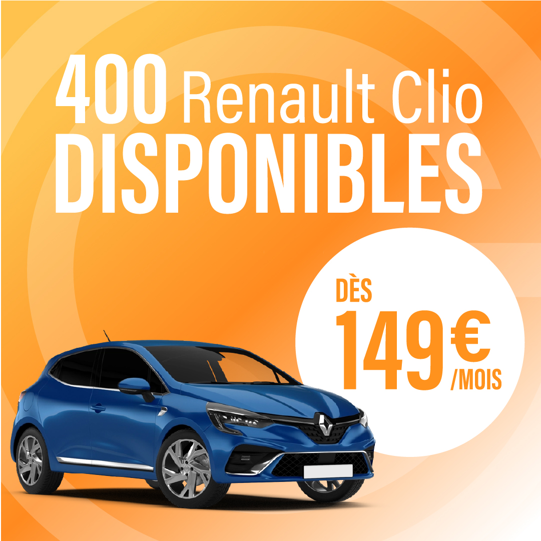 Renault CLio à partir de 149 € par mois