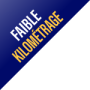 Faible kilométrage